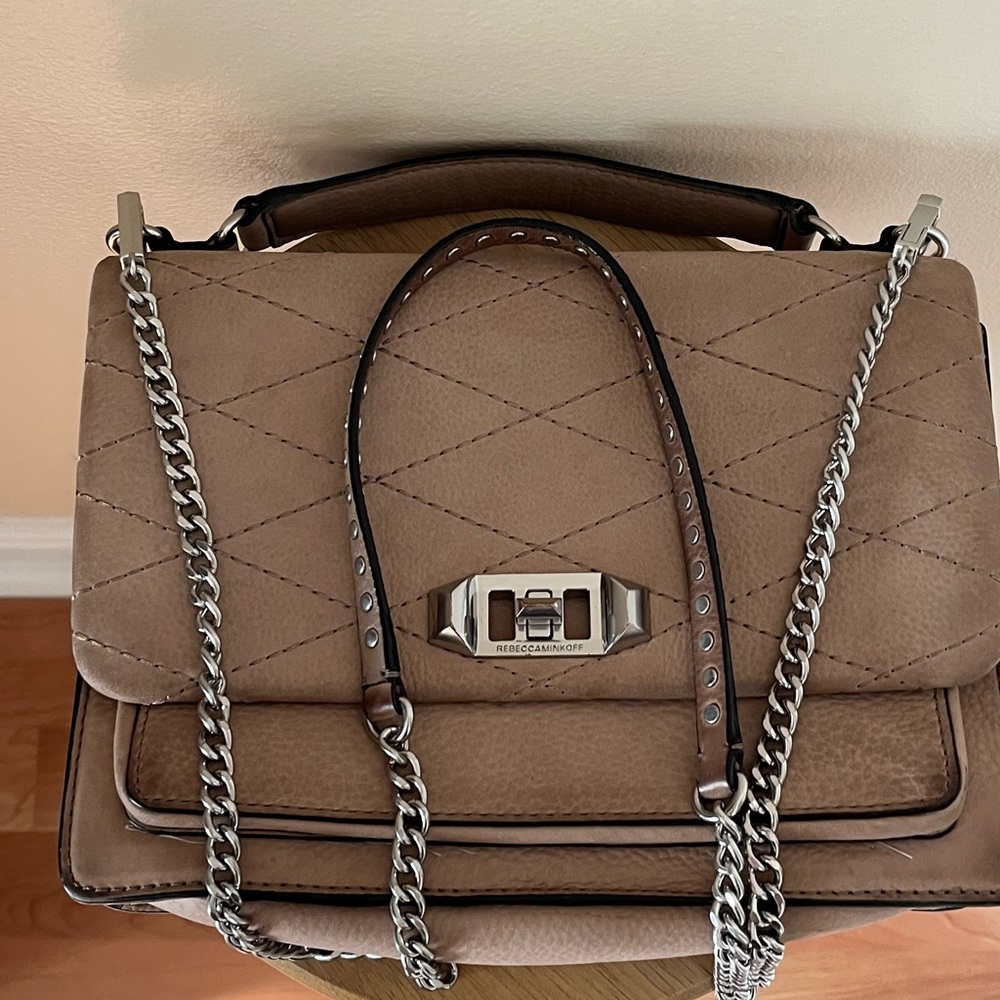 Rebecca Minkoff Elegant Tan Leather Handbag